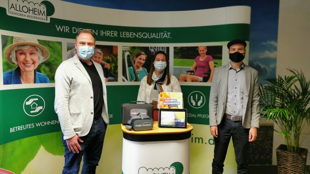 Martin Koppehele (Magic Horizons), Ulrike Schneider (Alloheim, Sven Dahle (BBK-VBU)