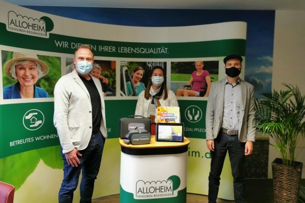 Martin Koppehele (Magic Horizons), Ulrike Schneider (Alloheim, Sven Dahle (BBK-VBU)